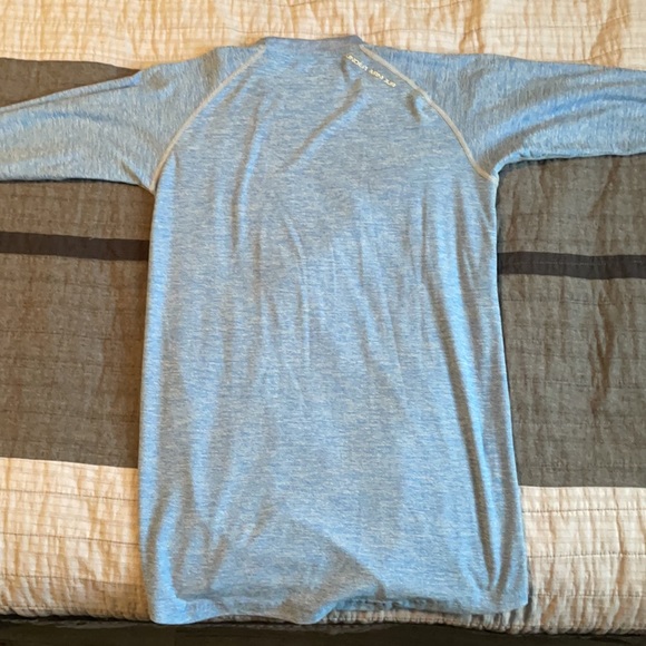 Light Blue Under Armour Long Sleeve Sweatshirt - Picture 4 of 4